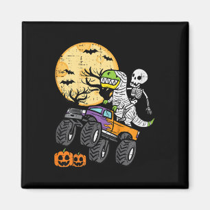Imán Disfraz de Halloween de Camión Monstruo Dino Esque