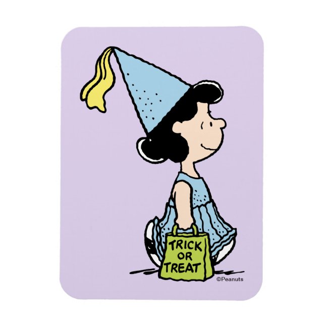 Imán Disfraz de Halloween de Lucy Princesa de Peanuts (Vertical)
