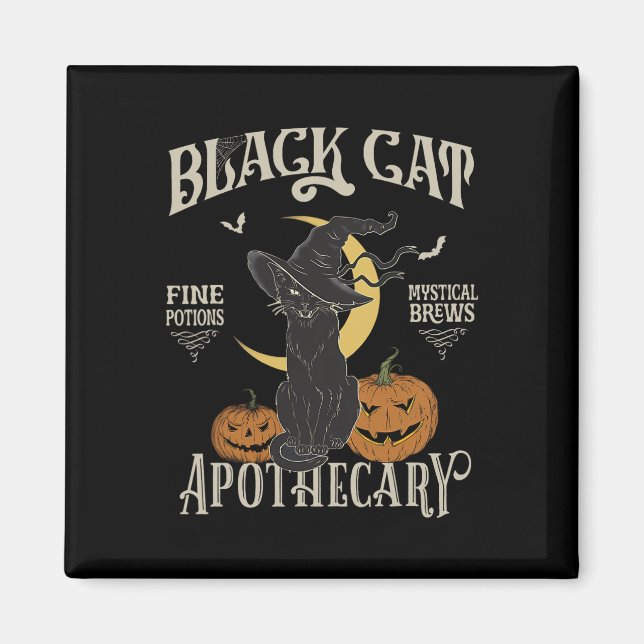 Imán Disfraz de Halloween retro Scary Ropa de salon de  (Frente)