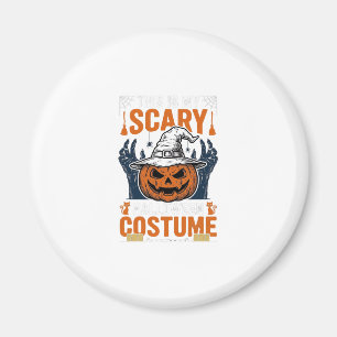 Imán Disfraz de Halloween Traje de Bruja con Sombrero d