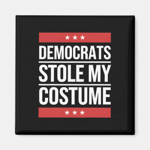 Imán disfraz de Halloween Trump 2025