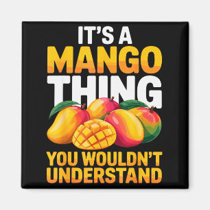 Imán Disfraz de Mango para Hombres Mujeres Niños Fruta 