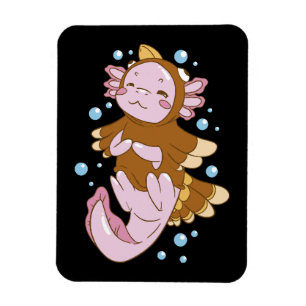 Imán Disfraz de pavo Axolotl Diversión