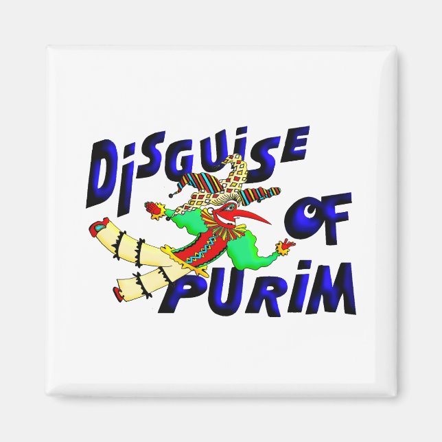 Imán Disfraz de purim (Frente)