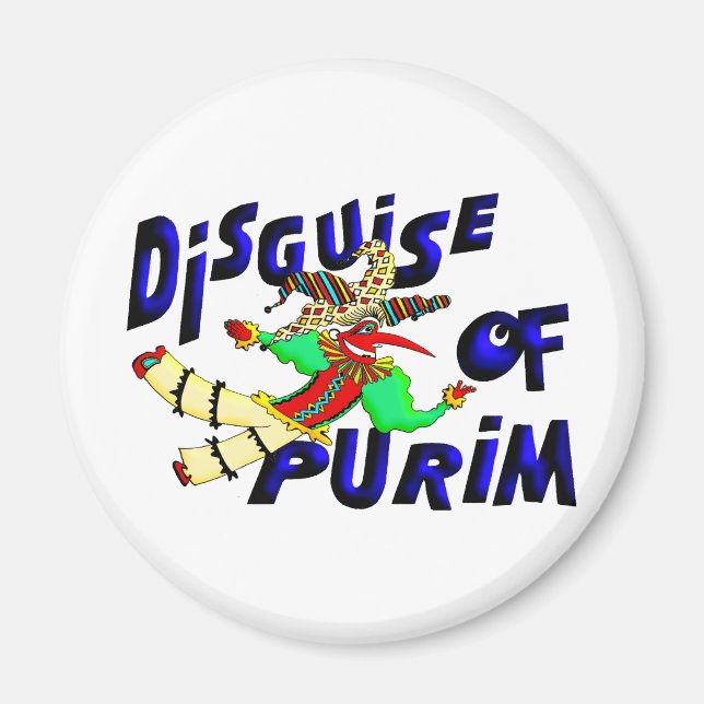 Imán Disfraz de purim (Frente)