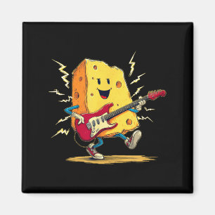 Imán Disfraz de Queso de Guitarra Eléctrica para Lácteo