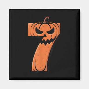 Imán Disfraz divertido de Halloween 6 7 Meme 67 Hallowe