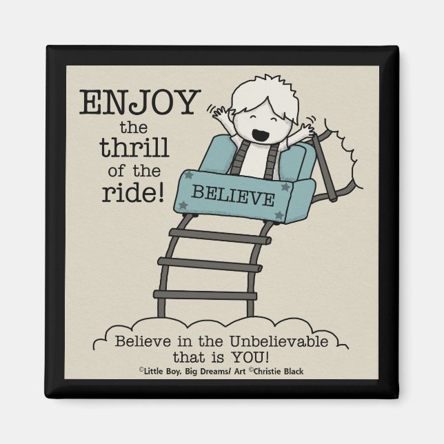 Imán Disfruta del paseo (Frente)