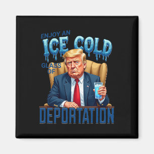 Imán Disfruta Un Vaso Helado De Deportación Pro Inmigra