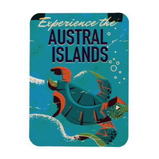 Imán Disfrute de los viajes de vintage a las Islas Aust