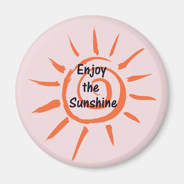 Imán Disfrute del Sunshine Magnet (Frente)