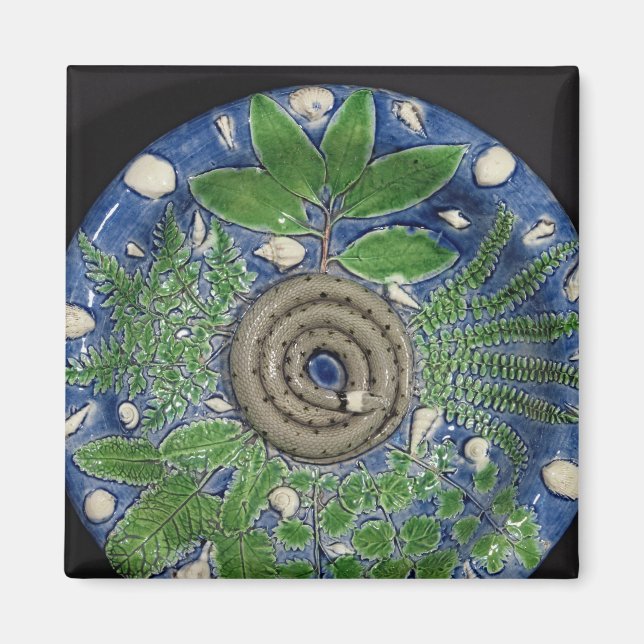 Imán Dish, Palissy Ware (Frente)
