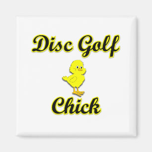 Imán Disk Golf Chick