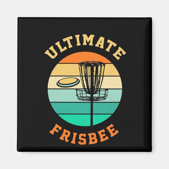 Imán Disk Golf Ultimate Frisbee (Frente)
