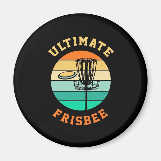 Imán Disk Golf Ultimate Frisbee (Frente)