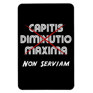 Imán disminución máxima de capitis non serviam