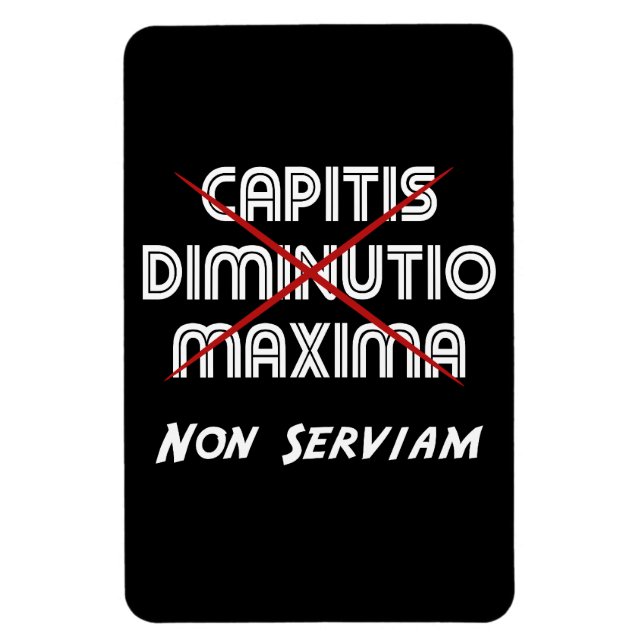 Imán disminución máxima de capitis non serviam (Vertical)