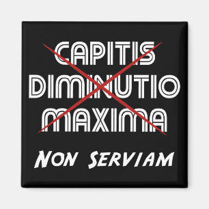 Imán disminución máxima de capitis non serviam