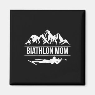 Imán Disparo a Biatlón Mamá Biatleta