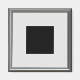 Imán disposición de plata del marco
