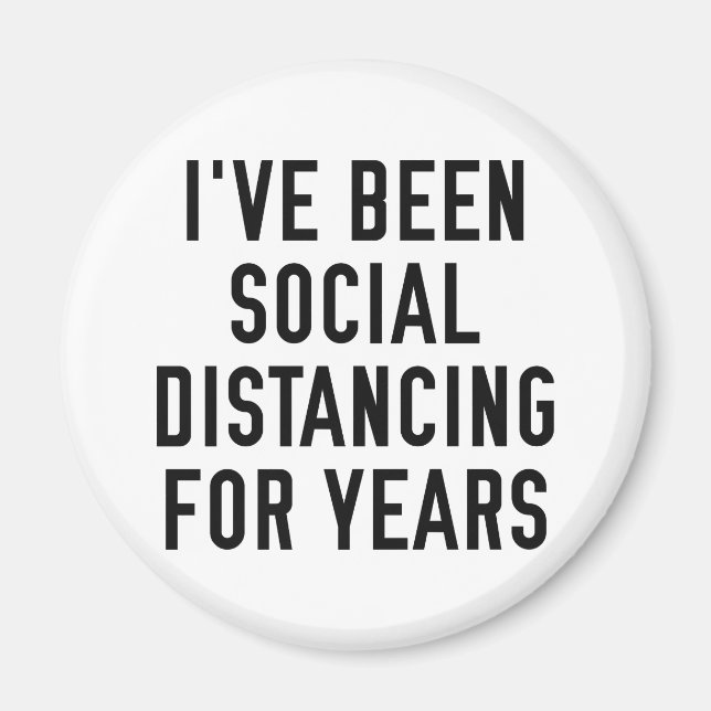 Imán Distancia social (Frente)