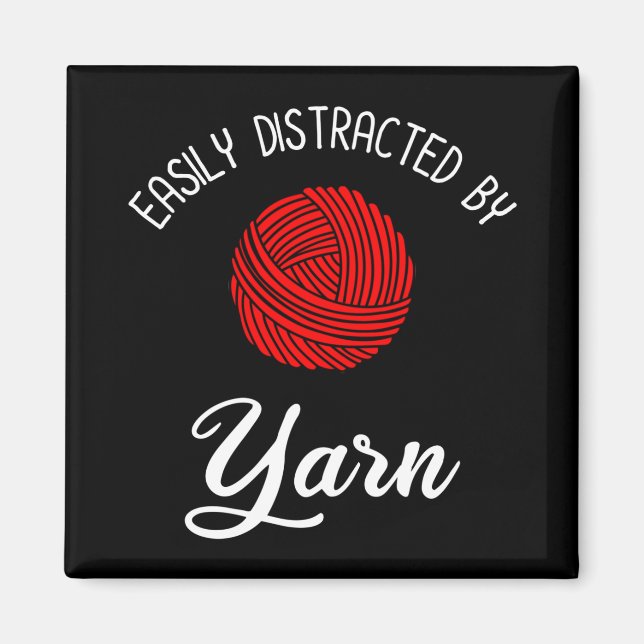 Imán Distrado Fácilmente Por Yarn (Frente)