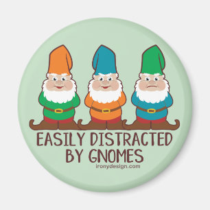 Imán Distraído fácilmente por gnomos