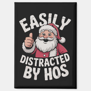Imán Distraído fácilmente por Hos Funny Navidades Fiest