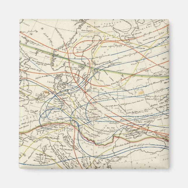 Imán Distribución de mamíferos (Frente)