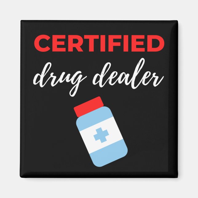 Imán Distribuidor de medicamentos certificado (Frente)