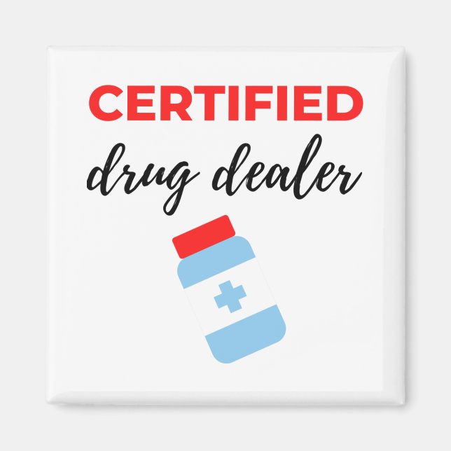 Imán Distribuidor de medicamentos certificado 2 (Frente)