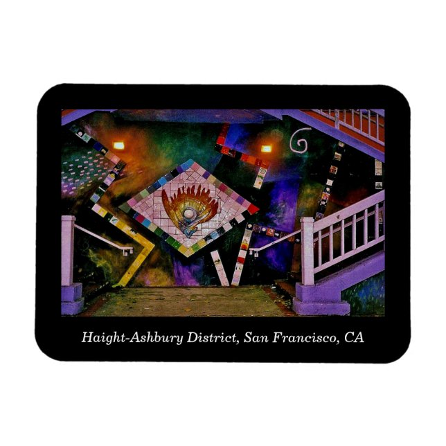 Imán Distrito de Haight-Ashbury (Horizontal)