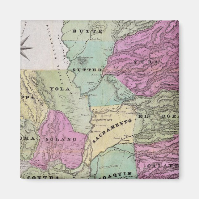 Imán Distrito Minero de California (Frente)