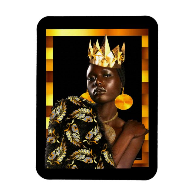 Imán Diva afroamericana (Vertical)