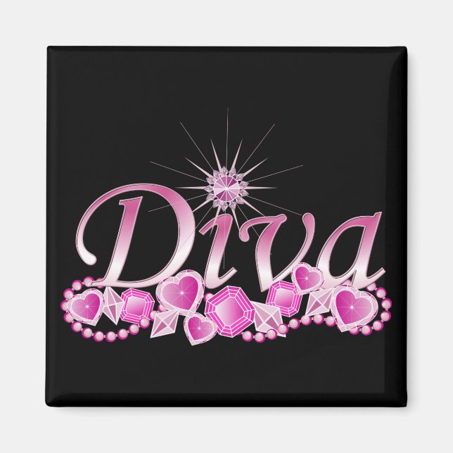 Imán Diva Bling (Frente)