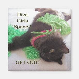 IMÁN DIVA CHICA LOCKER MAGNET