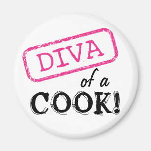 Imán ¡DIVA de un cocinero!