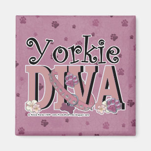 Imán DIVA de Yorkie