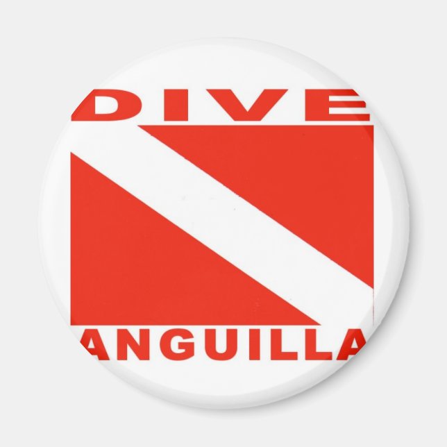 Imán Dive Anguilla (Frente)