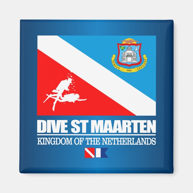 Imán Dive St Maarten (sq. (Frente)