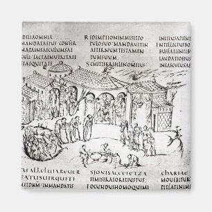 Imán Diversas escenas que ilustran un salmo