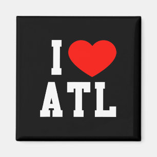Imán Diversión Amor Atlanta Georgia Recuerdo Vacaciones