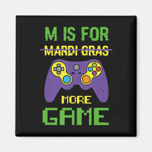 Imán Diversión Celebra Mardi Gras Control de Videojuego