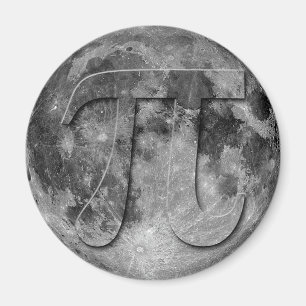Imán Diversión completa del Día Pi de la Luna