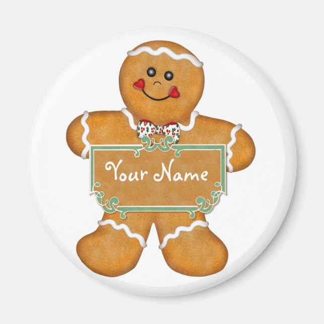 Imán Diversión de Gingerbread (Frente)
