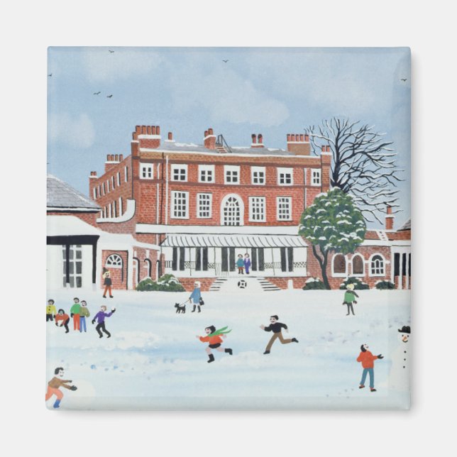 Imán Diversión de nieve de 1991 (Frente)