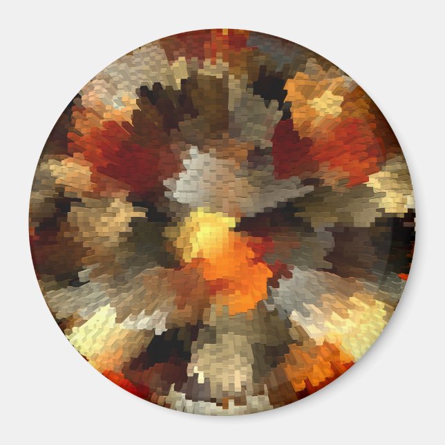 Imán Diversión del atardecer...... (Frente)