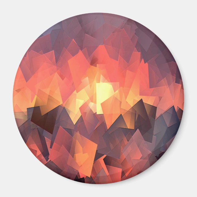 Imán Diversión del atardecer...... (Frente)