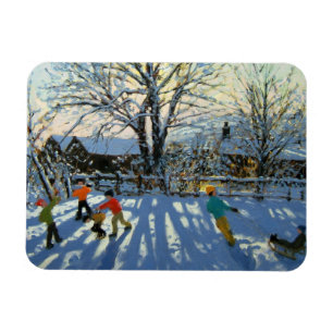 Imán Diversión en la nieve Tideswell Derbyshire