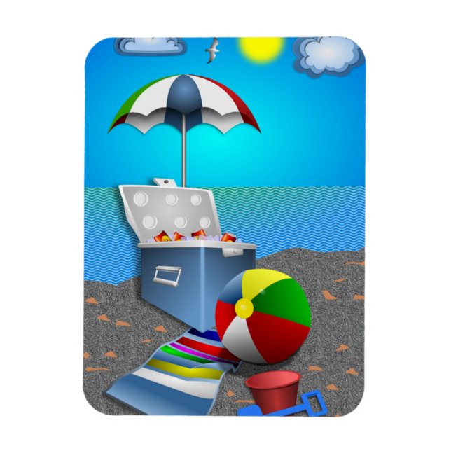 IMÁN DIVERSIÓN EN LA PLAYA (Vertical)